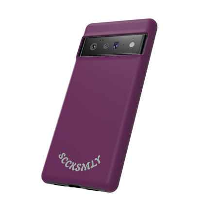 SOLID Amethyst Matte Tough Phone Case for Google Pixel