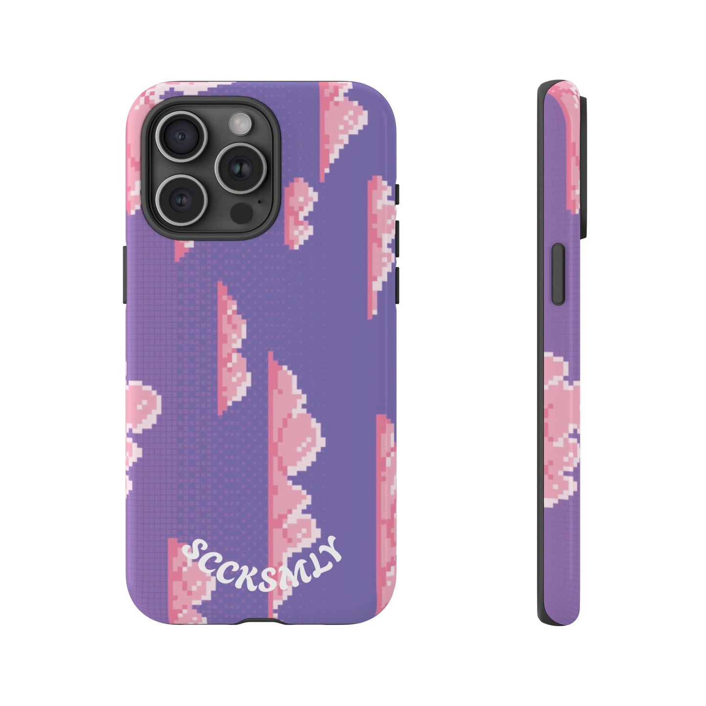 Purple Cotton Candy Sky Tough Phone Case for Apple