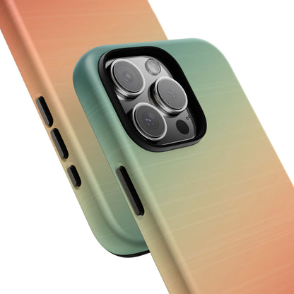 Warm Ombré Tough Phone Case for Apple