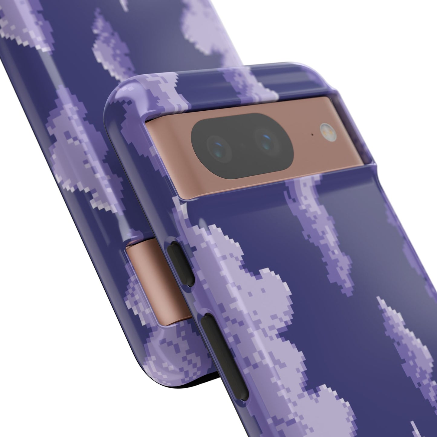 Lilac Pixel Cloud Tough Phone Case for Google Pixel