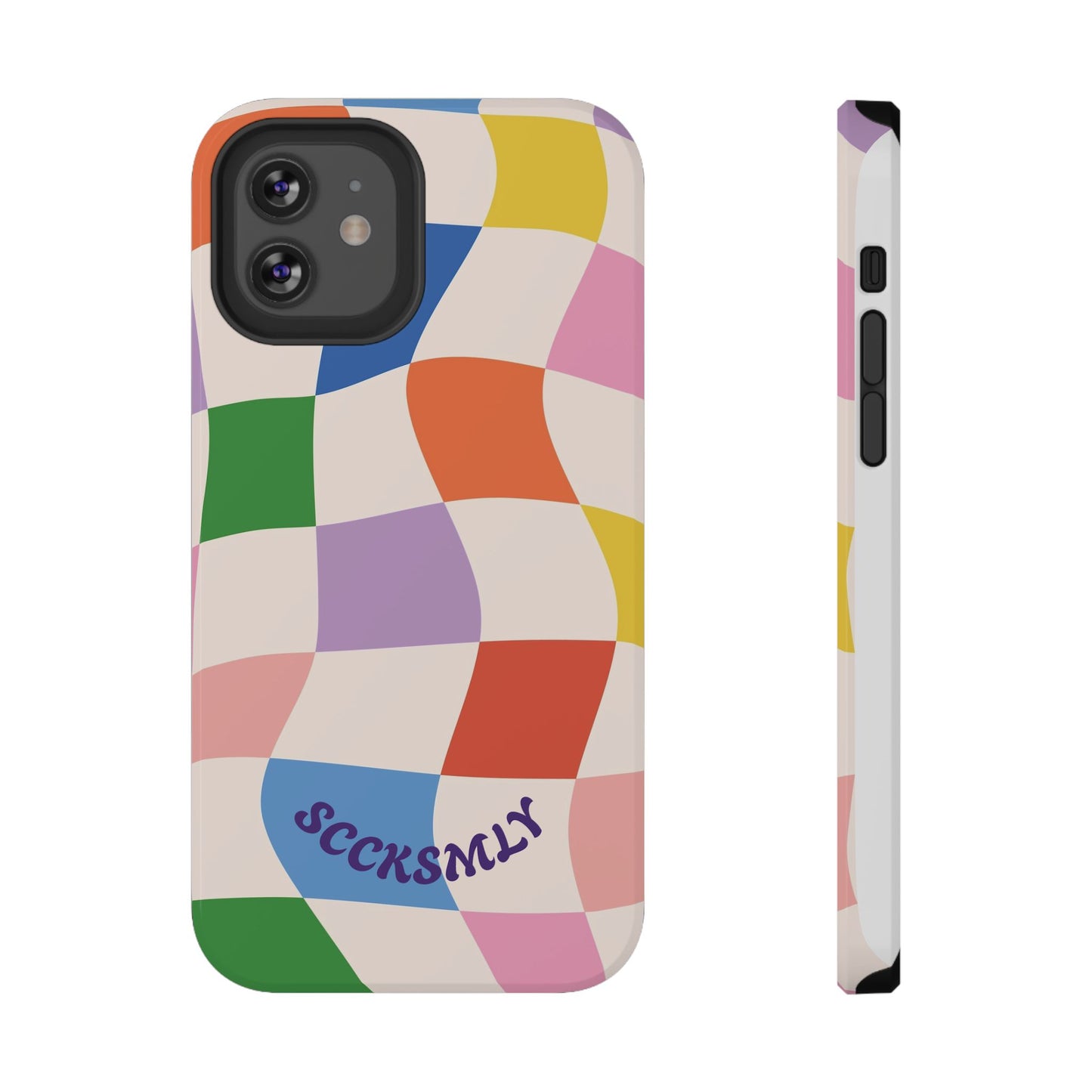 Checker Flicker Phone Case "IOS or Apple"