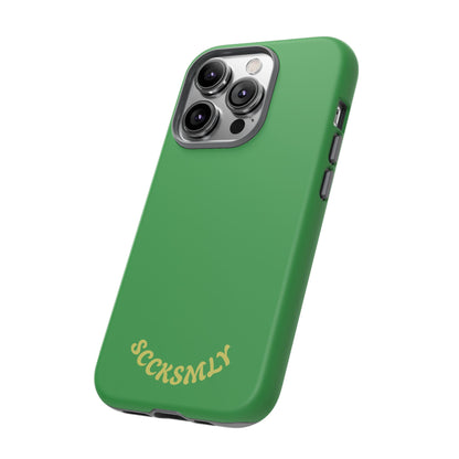 SOLID Green Grin Tough Case for Apple