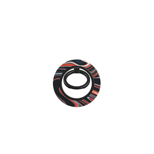 Navy Swirl Ring Holder