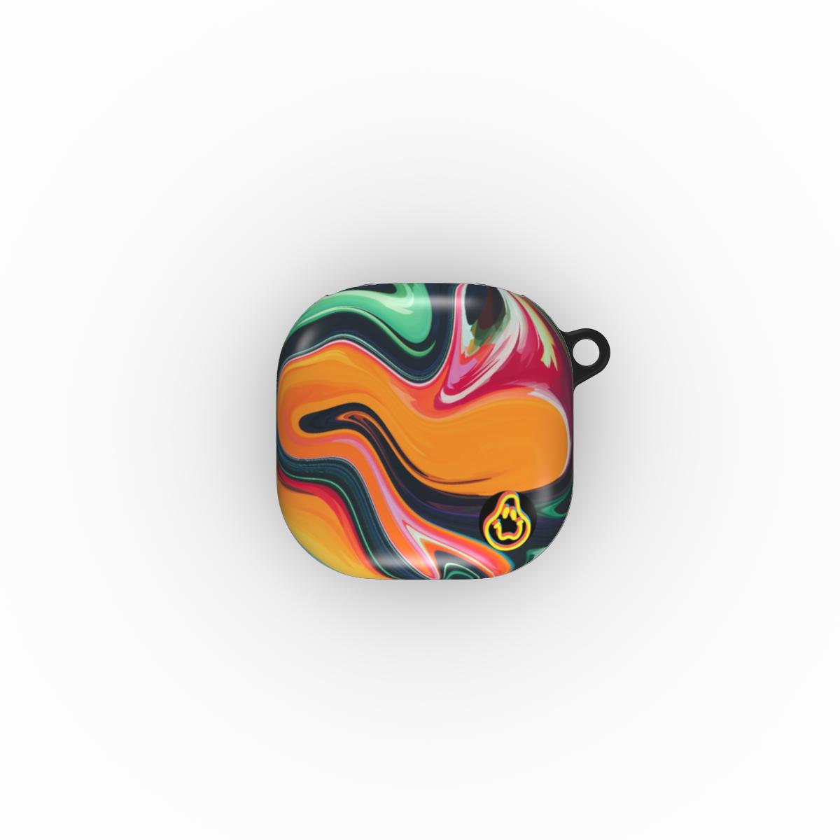 Rainbow Blast Swirl Samsung Buds Tough Case