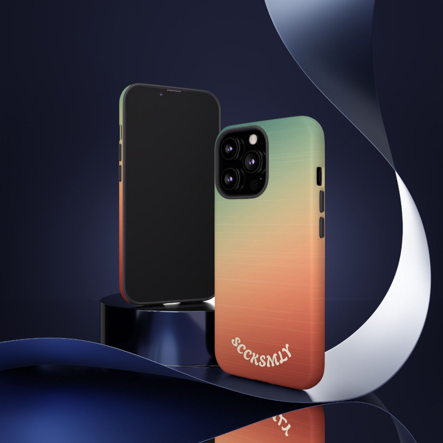 Warm Ombré Tough Phone Case for Apple