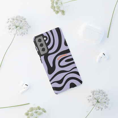 Purple Swirl Phone Case for Samsung