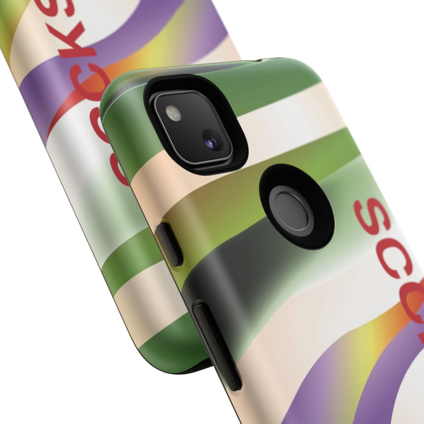 Green Waves Phone Case for Google Pixel