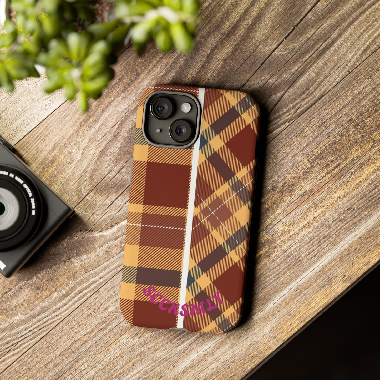 Autumn Plaid Phone Case for Apple