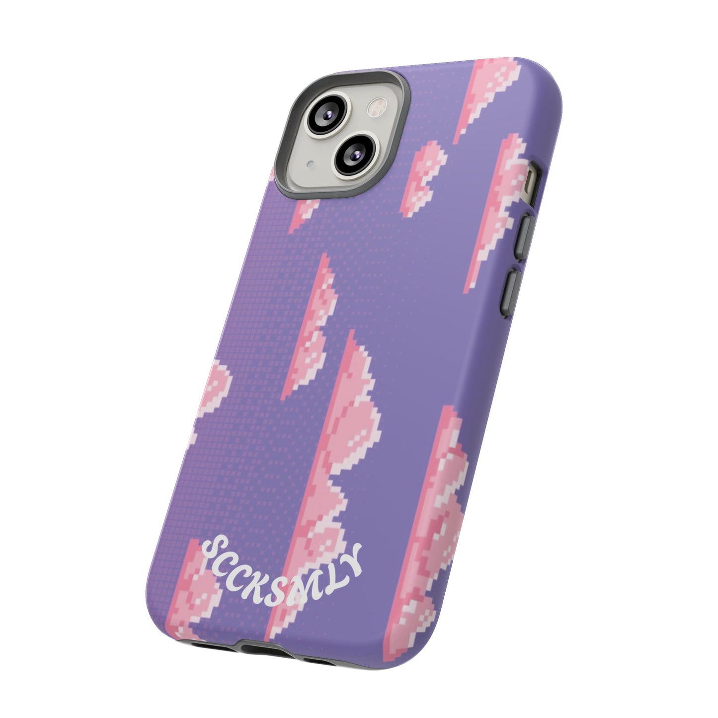 Purple Cotton Candy Sky Tough Phone Case for Apple