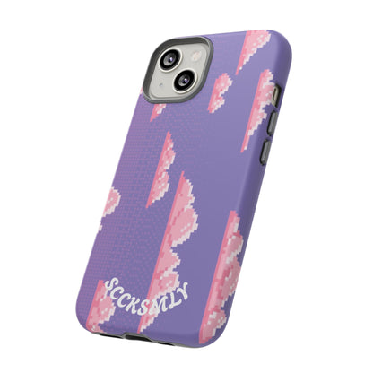 Purple Cotton Candy Sky Tough Phone Case for Apple