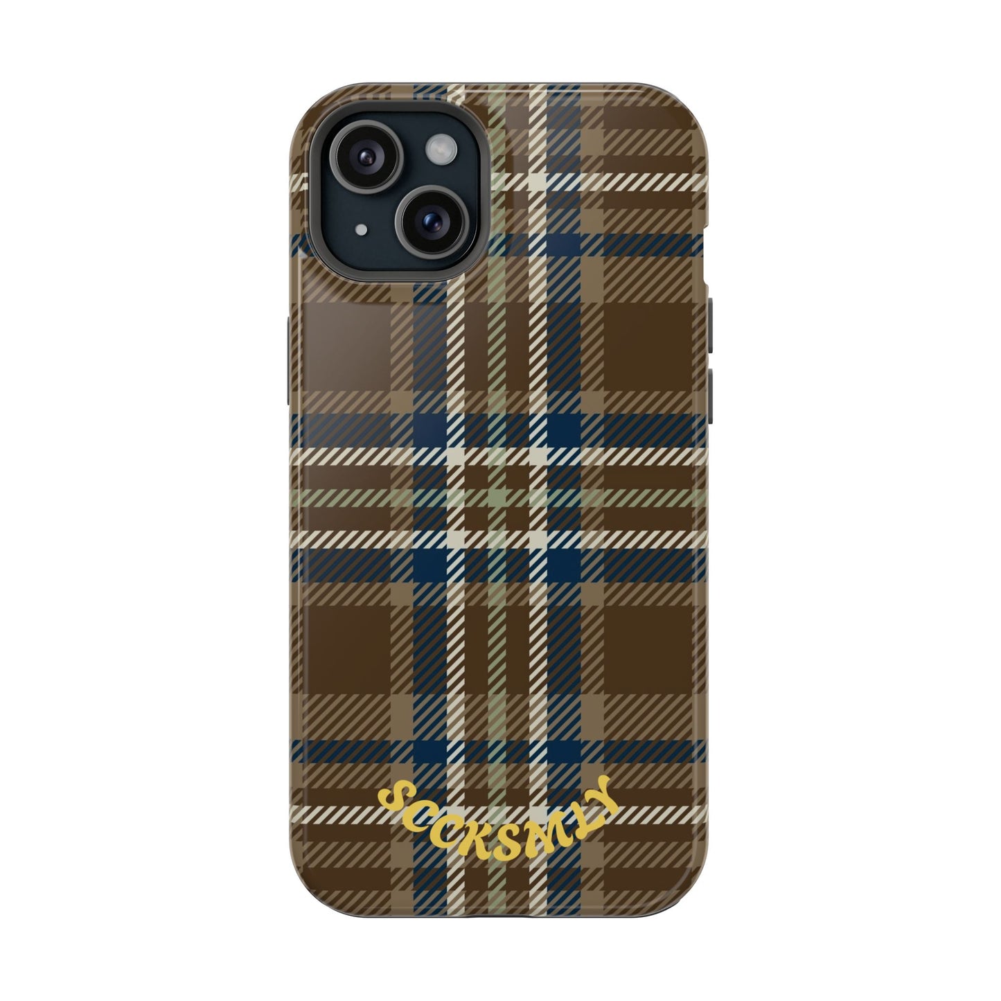 Earth and Sky Plaid Phone Case for Apple