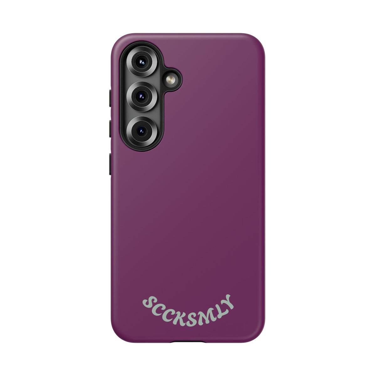 SOLID Amethyst Matte Tough Phone Case for Samsung