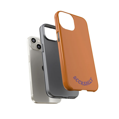 SOLID Burned Plum Tough Case for Apple