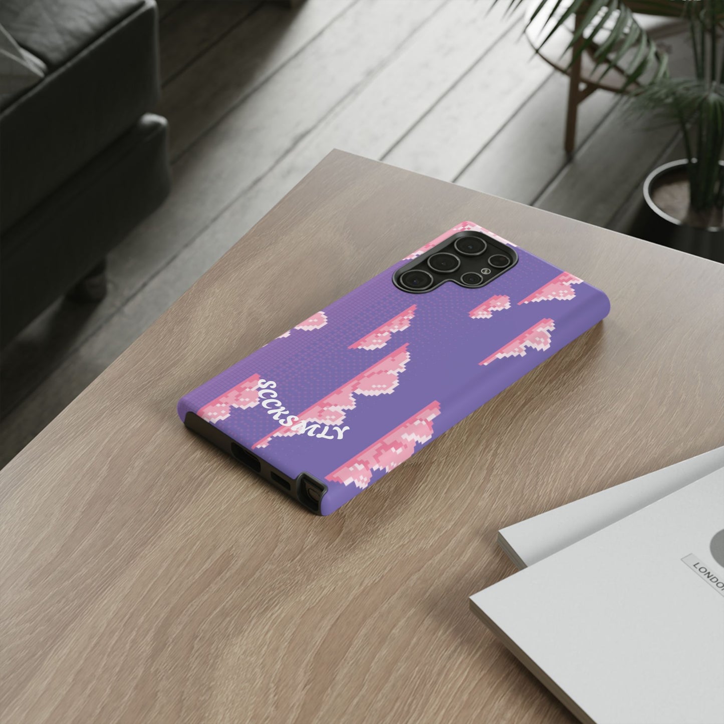 Purple Cotton Candy Sky Tough Phone Case for Samsung