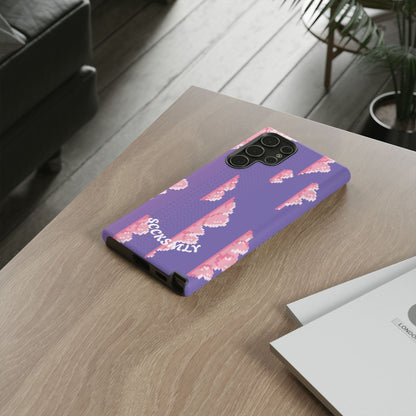 Purple Cotton Candy Sky Tough Phone Case for Samsung