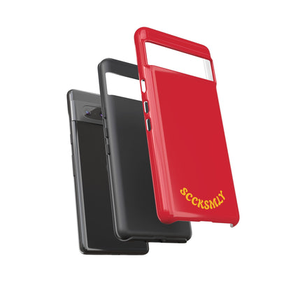 SOLID Calm Cherry Tough Case for Google Pixel