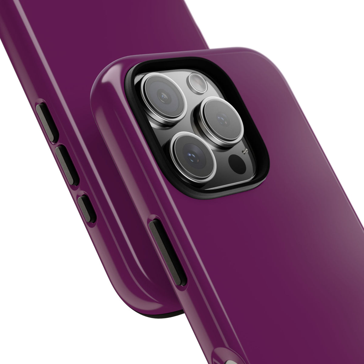 SOLID Amethyst Matte Tough Phone Case for Apple