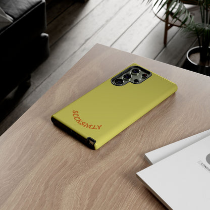 SOLID Lemon Dijon Glaze Tough Case for Samsung