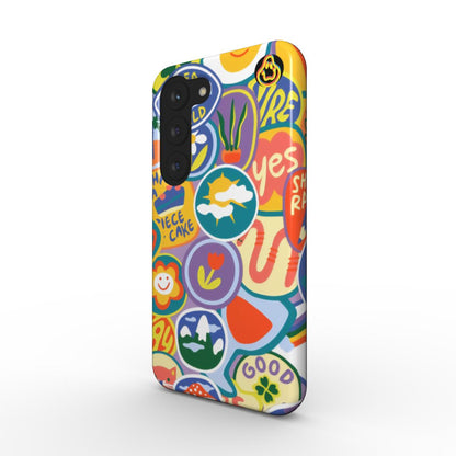 Vintage Pin Tough Phone Case For other Android Devices