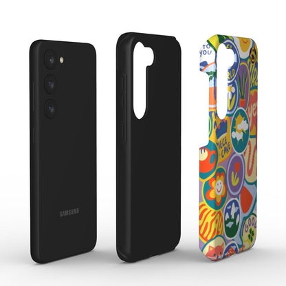 Vintage Pin Tough Phone Case For other Android Devices