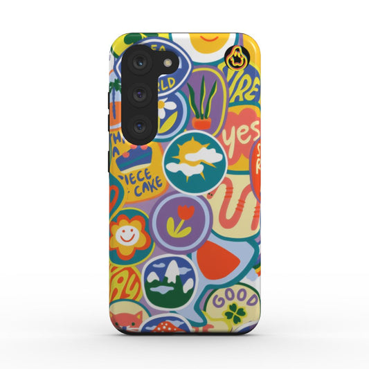 Vintage Pin Tough Phone Case For other Android Devices