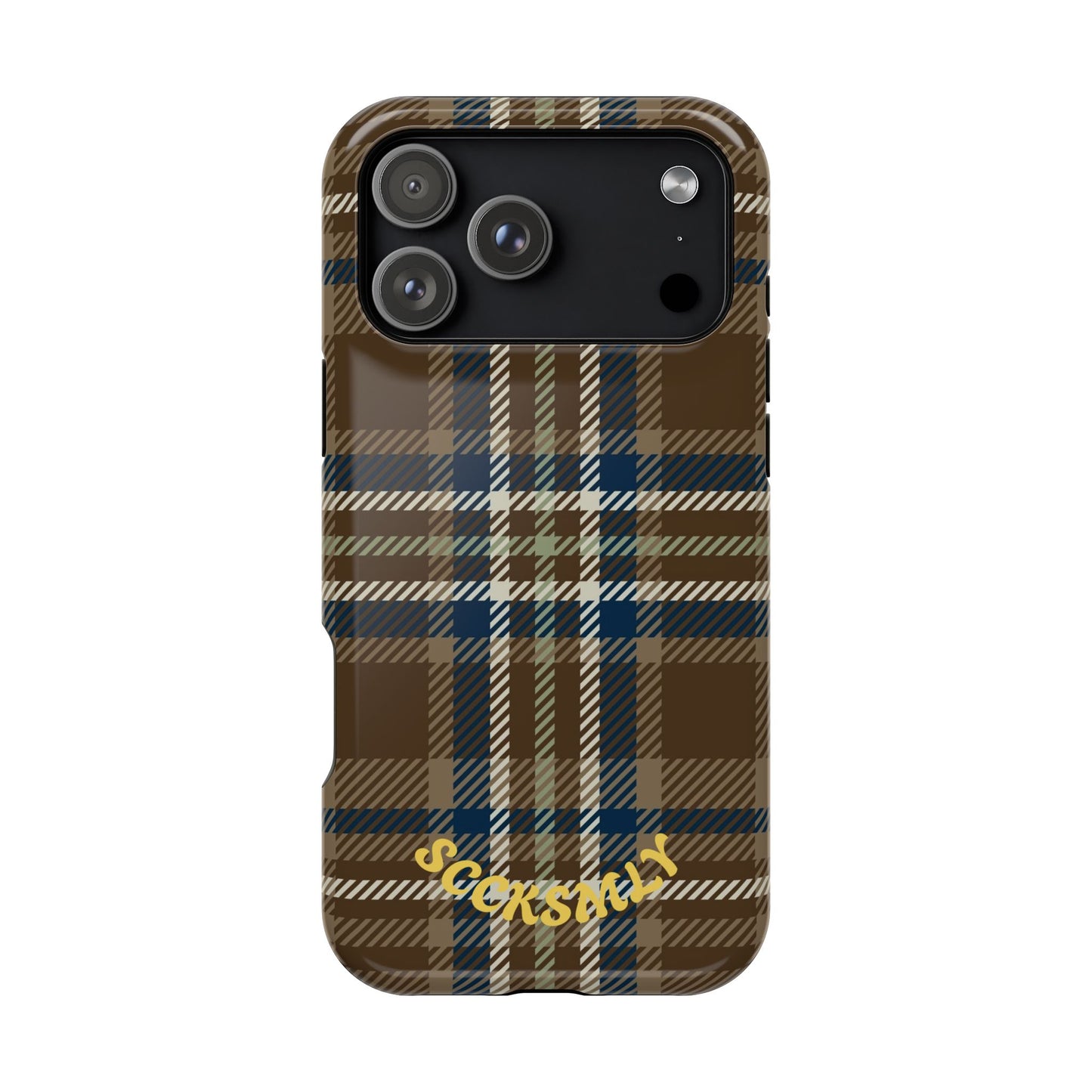 Earth and Sky Plaid Phone Case for Apple