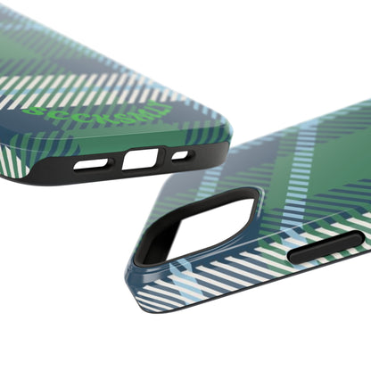 Earth and Sky Plaid Phone Case for Apple