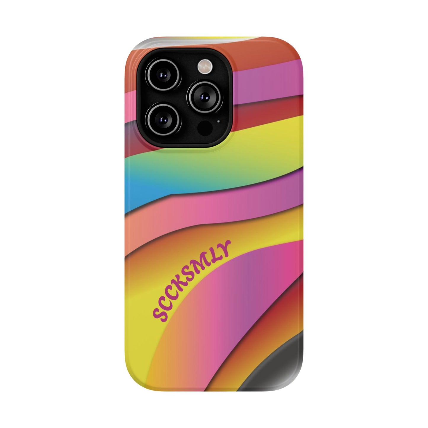 Modern Retro Rainbow Phone Case for "IOS or Apple"