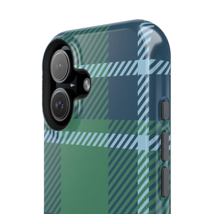 Earth and Sky Plaid Phone Case for Apple