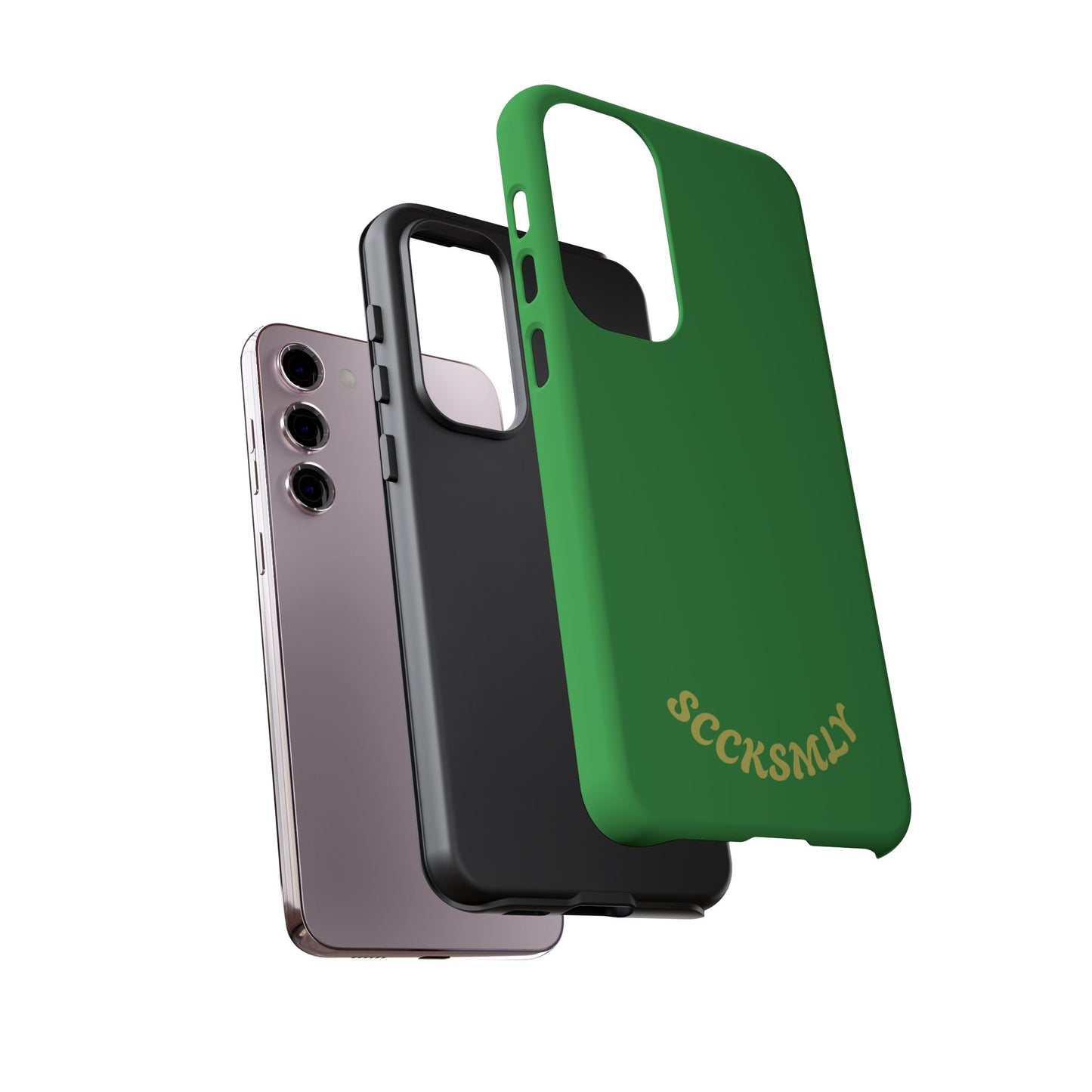 SOLID Green Grin Tough Case for Samsung