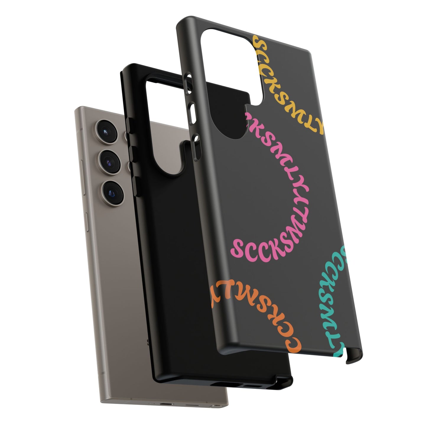 Y2K Wavy Script Tough Case for Samsung