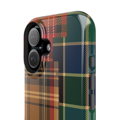 Heritage Hues Patchwork Tough Phone Case for Apple