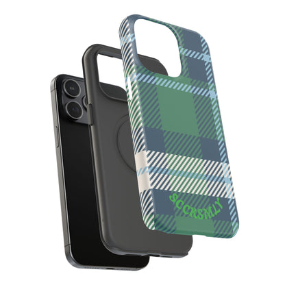 Earth and Sky Plaid Phone Case for Apple