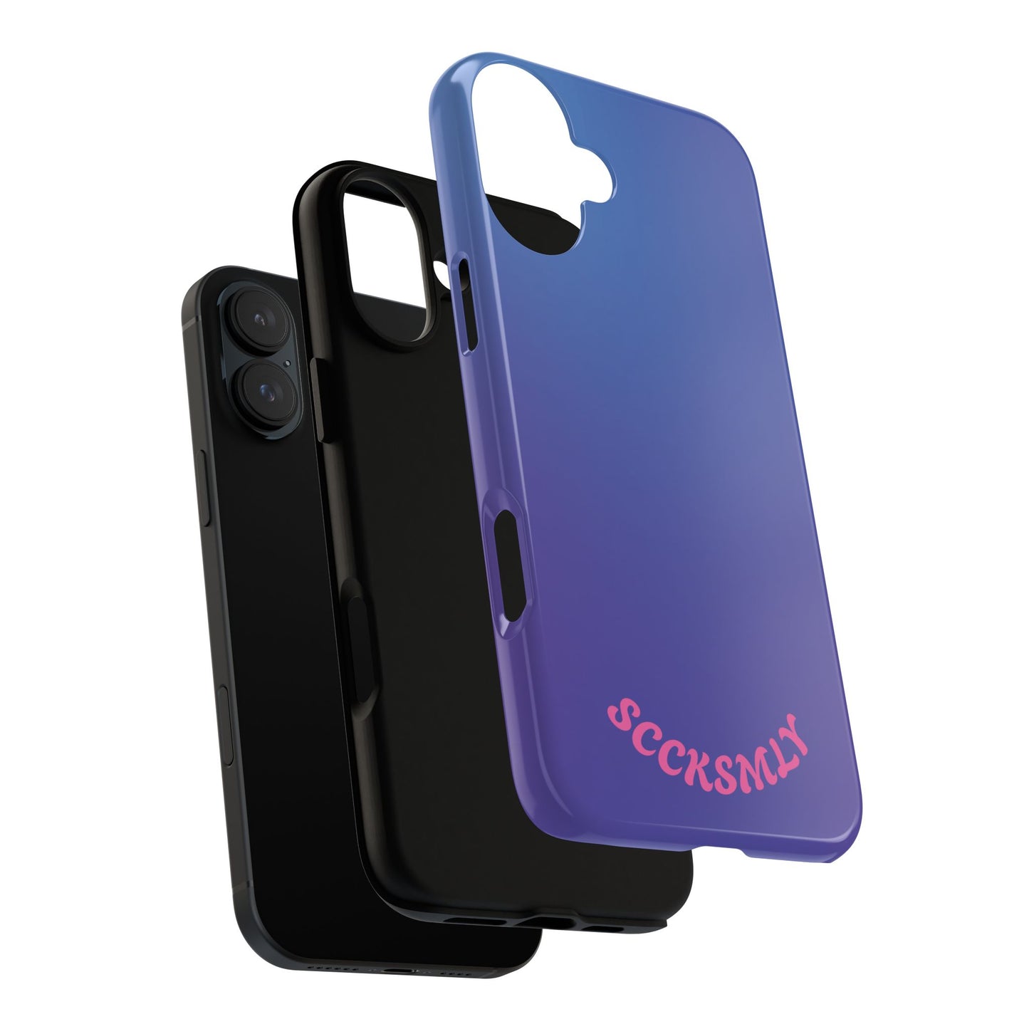 Berry Pop Gradient Tough Phone Case for Apple