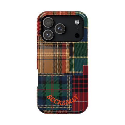 Heritage Hues Patchwork Tough Phone Case for Apple