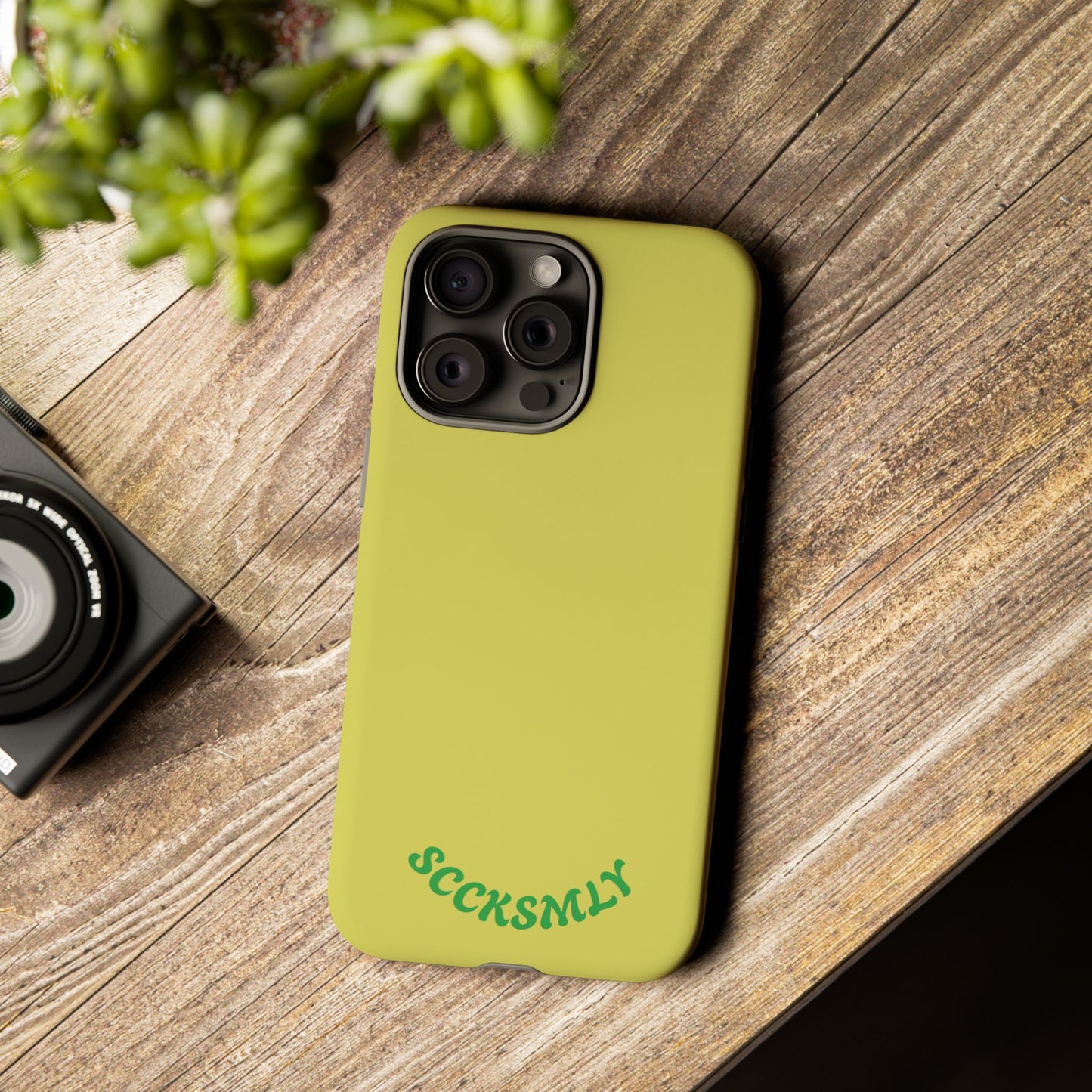 SOLID Lemon Pop Tough Case for Apple