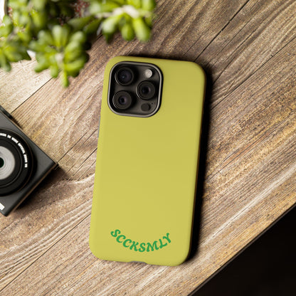 SOLID Lemon Pop Tough Case for Apple