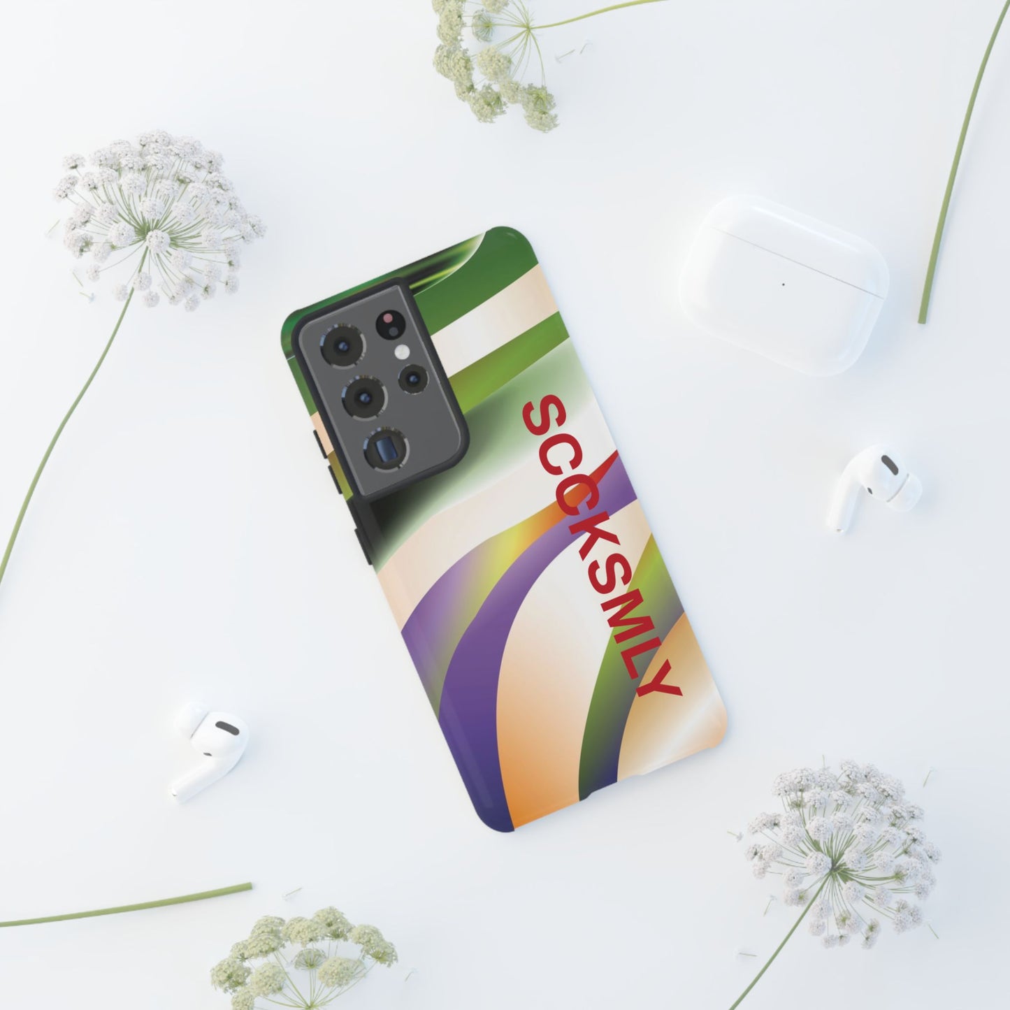 Green Waves Phone Case for Samsung