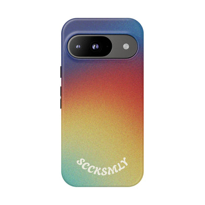 Faded Sunset Aura Tough Phone Case for Google Pixel