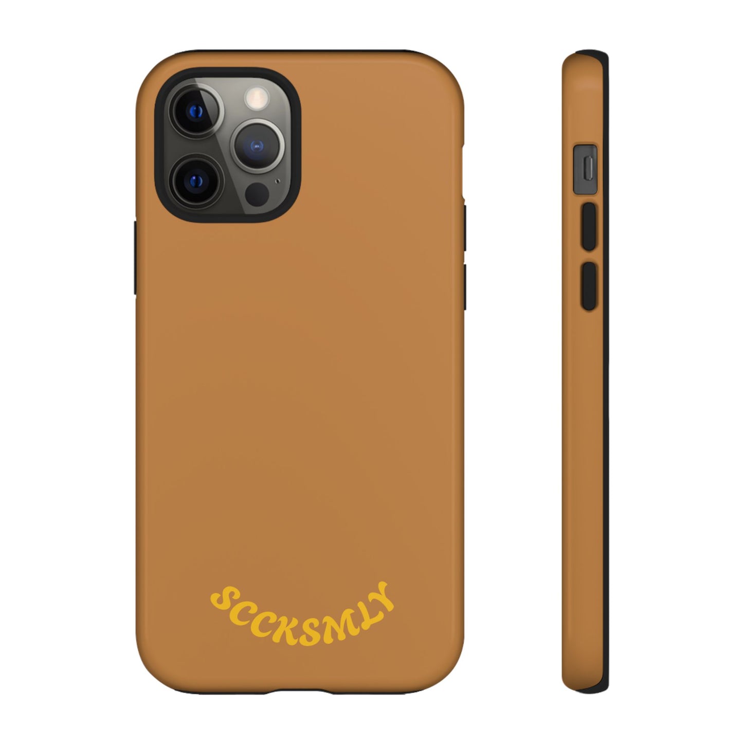 SOLID Spiced Caramel Tough Case for Apple
