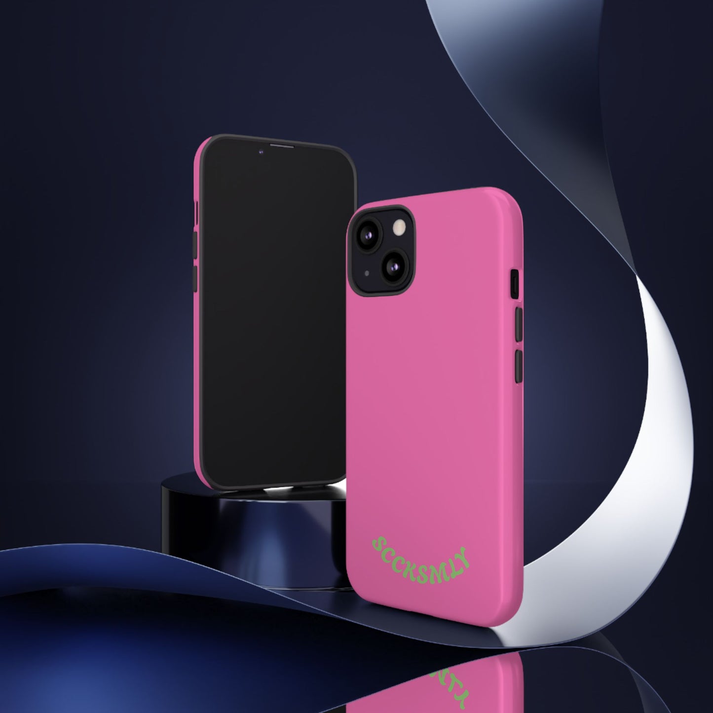 SOLID Sweet Static Pink Tough Case for Apple