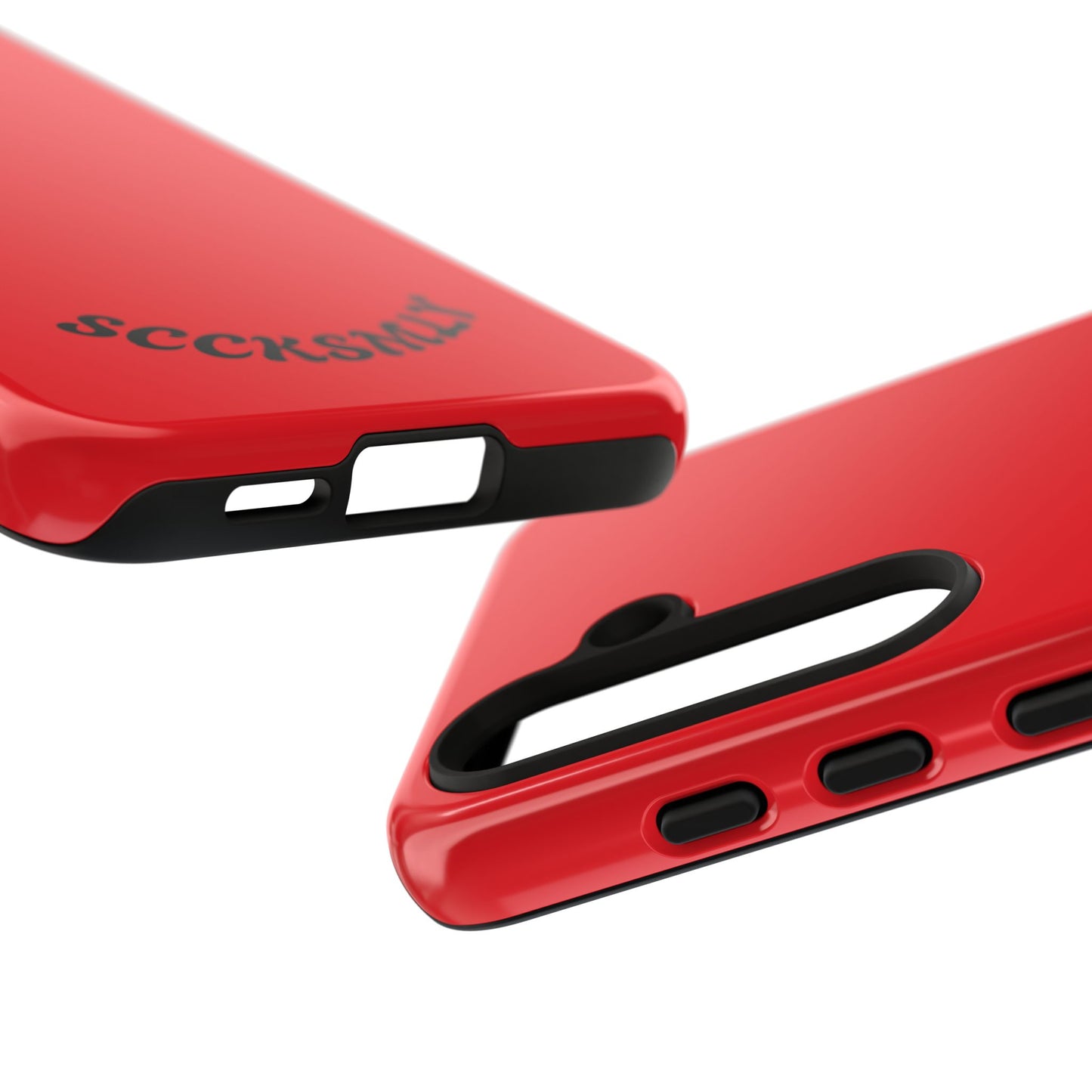 SOLID Screaming Red Tough Case for Samsung
