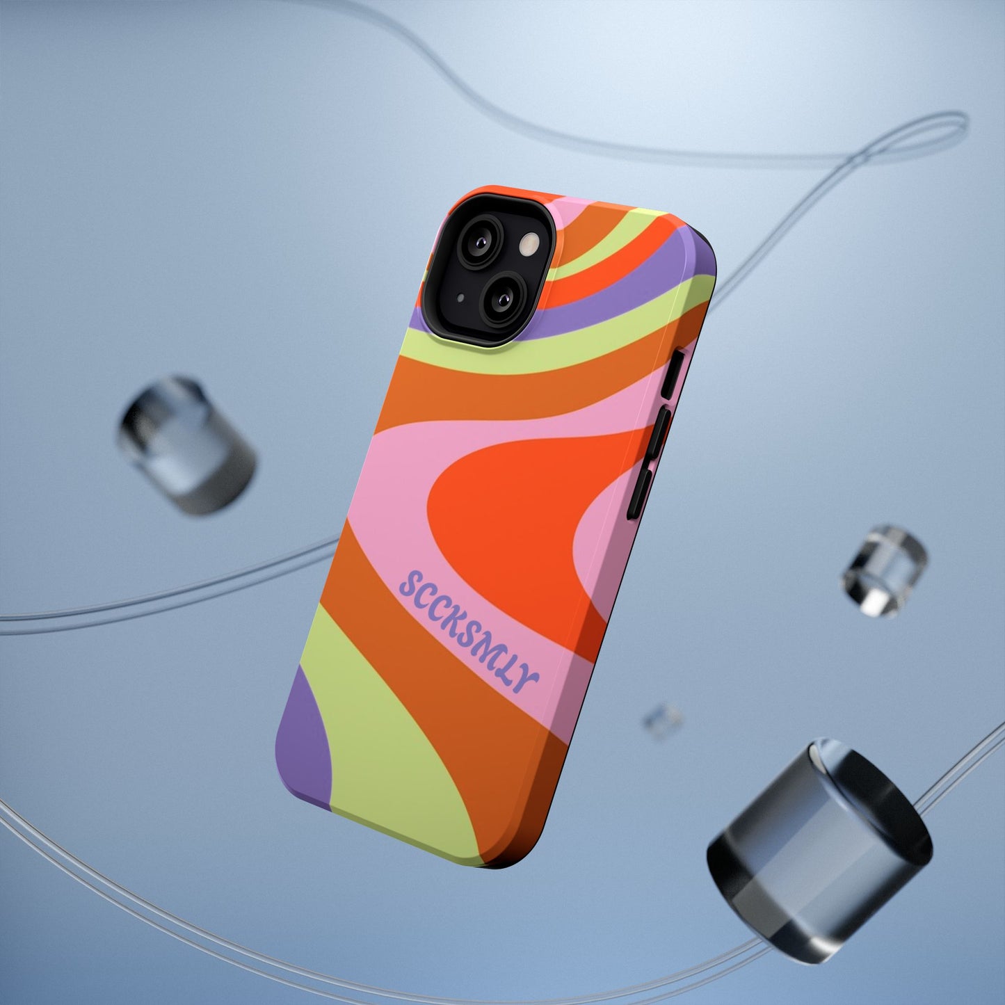 Curvy Swirl Phone Case for "IOS or Apple"