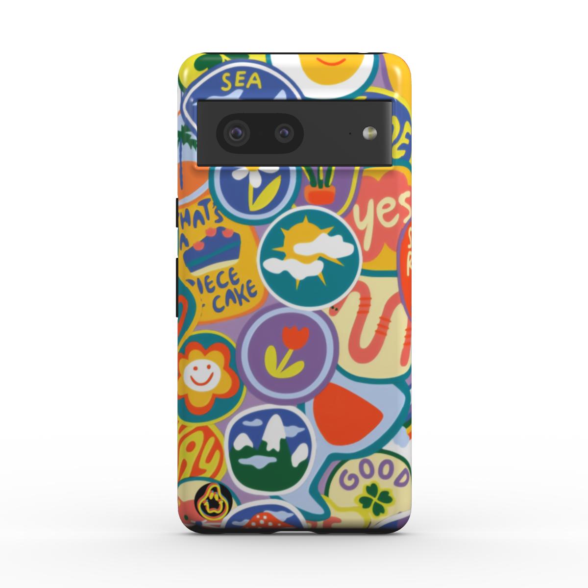 Vintage Pin Tough Phone Case For Google Pixel Devices