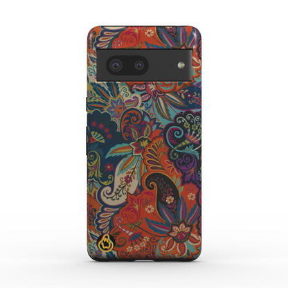 Rainbow Paisley Tough Phone Case For Google Pixel 10, 10 pro & 10 pro XL