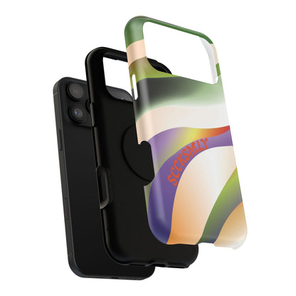 Green Waves Phone Case for Apple