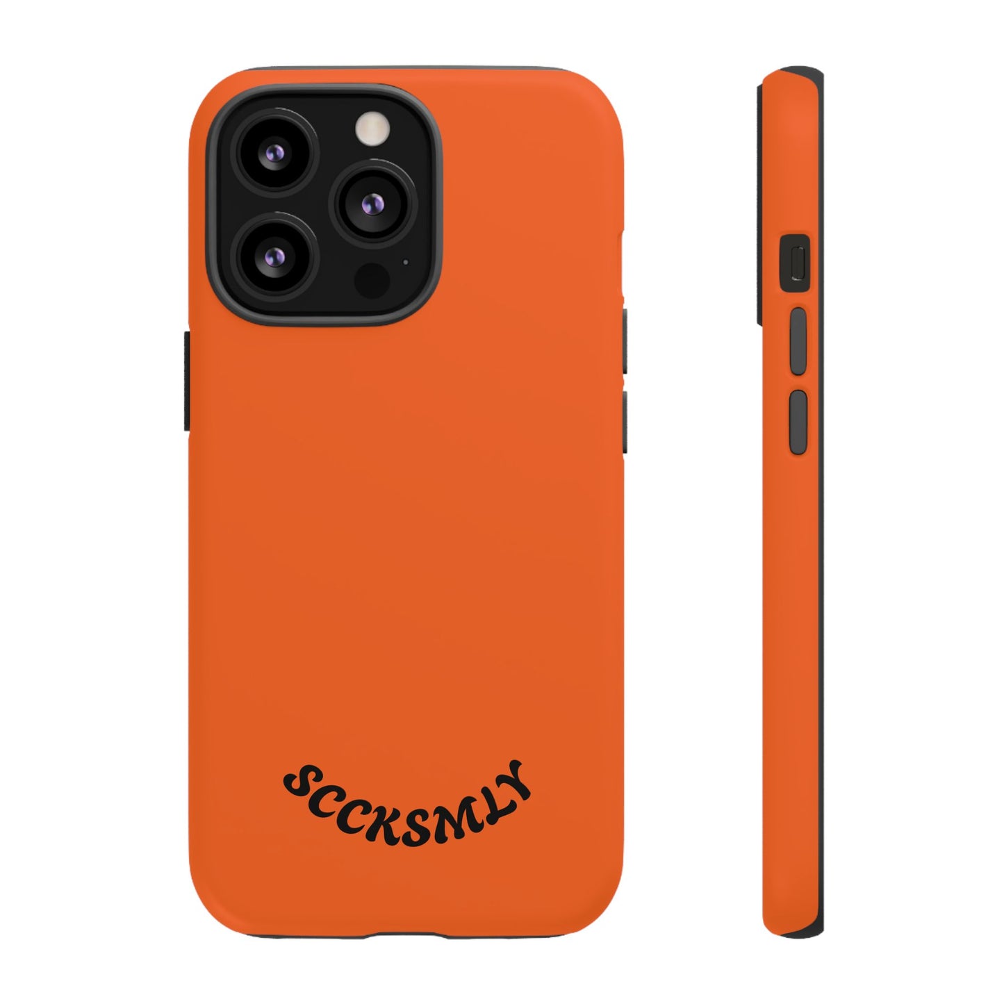 SOLID Tangerine Tough Case for Apple