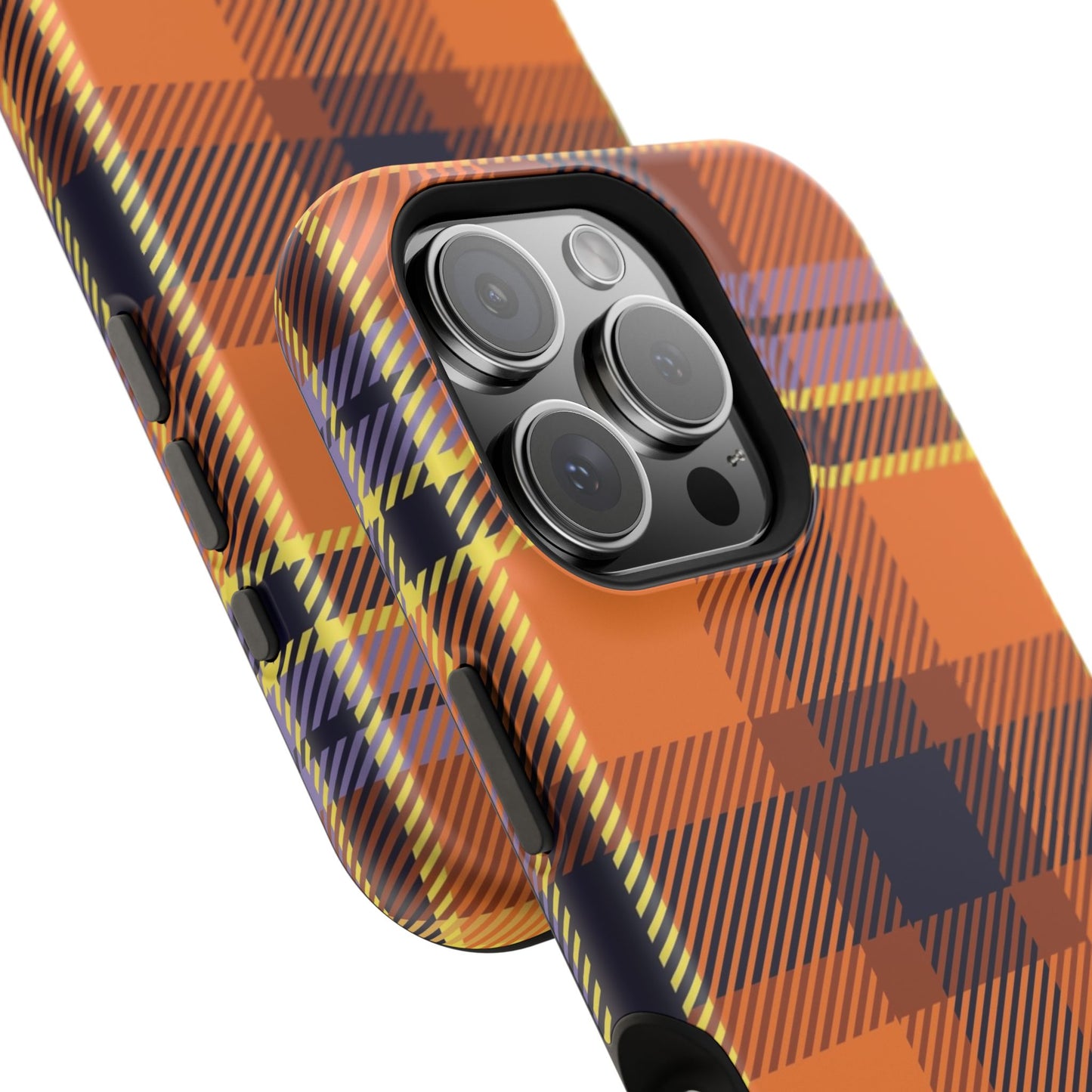 Orange Sickle Plaid  Phone Case for Apple