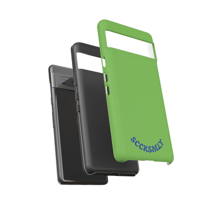 SOLID Matcha Moss Tough Phone Case for Google Pixel