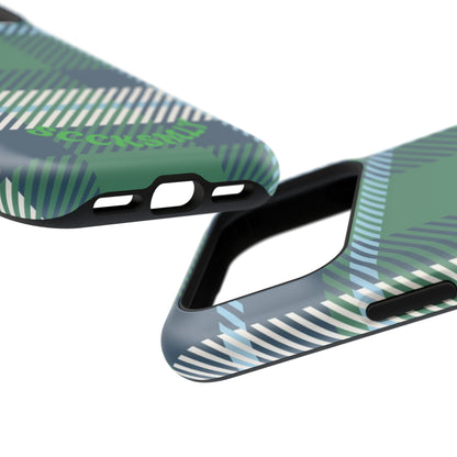 Earth and Sky Plaid Phone Case for Apple
